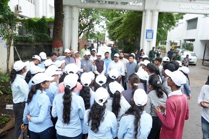 छत्रपति संभाजीनगर नगर निगम का विशाल स्वच्छता अभियान
