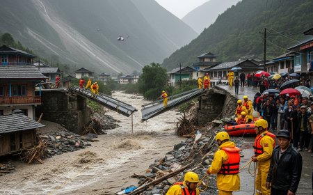 नेपाल-चीन बाढ़: त्रासदी और बचाव