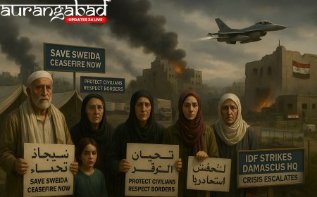 Israel Strikes Syrian Military HQ Amid Sweida Civilian Crisis