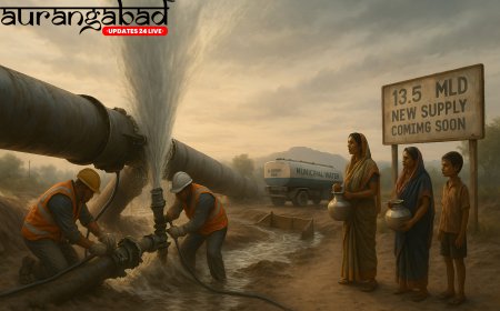 Chhatrapati Sambhajinagar Pipeline Breach Disrupts Water Supply