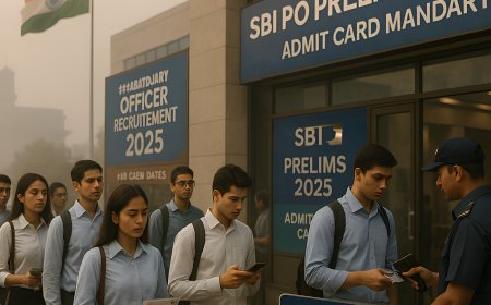 SBI PO प्रीलिम्स 2025 एडमिट कार्ड जल्द होगा जारी: डाउनलोड करें और जानें परीक्षा विवरण