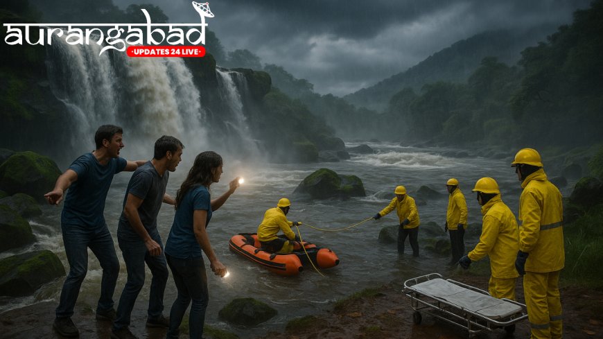 Mumbai Youth Drowns at Channat Falls: Monsoon Tragedy in Raigad