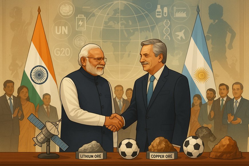 PM Modi Boosts India-Argentina Ties: Focus on Minerals & Diplomacy