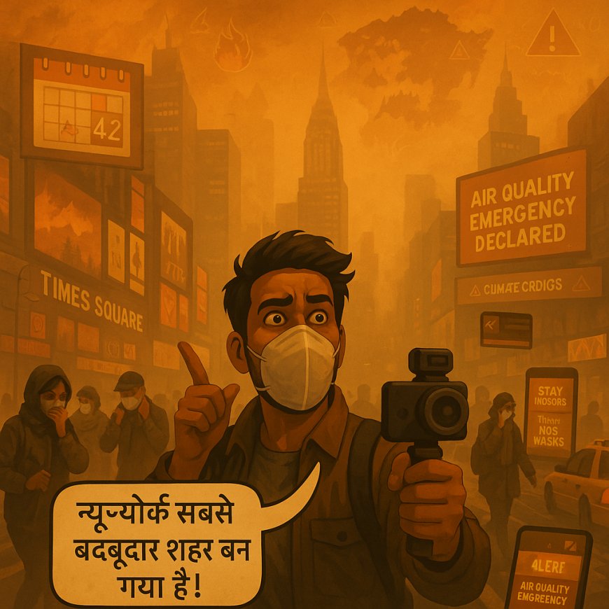 NYC Smoke Crisis: Indian Vlogger Stunned