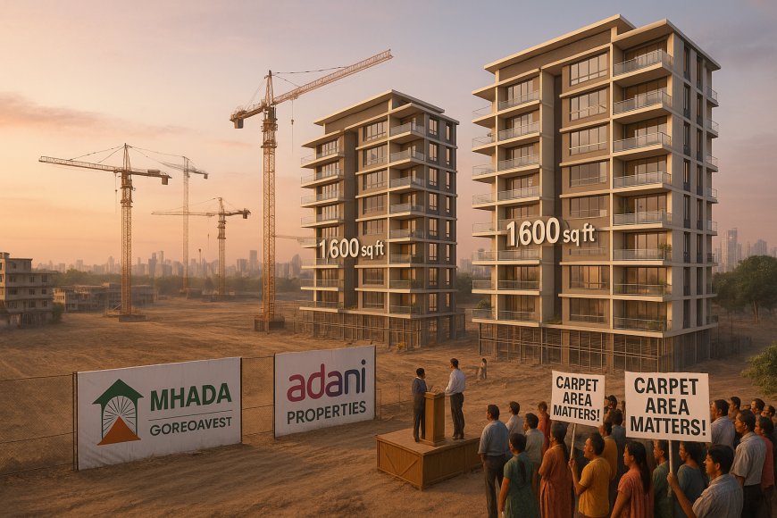 मुंबई के मोतीलाल नगर में MHADA और अडानी समूह की ऐतिहासिक पुनर्विकास परियोजना