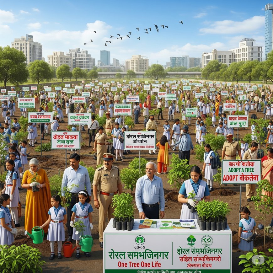 छत्रपति संभाजीनगर: वृक्षारोपण अभियान