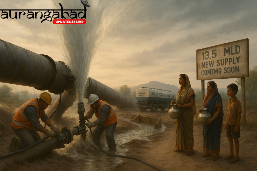 Chhatrapati Sambhajinagar Pipeline Breach Disrupts Water Supply