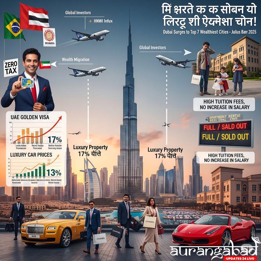 दुबई दुनिया के 10 सबसे महंगे शहरों में शामिल: निवासियों पर असर