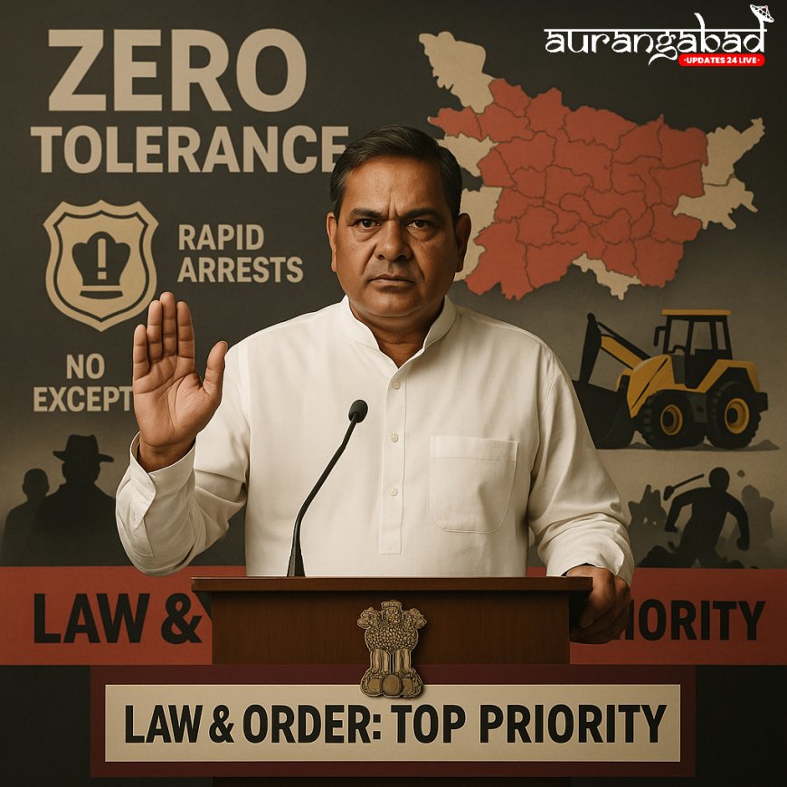 बिहार में अपराध पर 'ज़ीरो टॉलरेंस': अशोक चौधरी ने कहा, कानून-व्यवस्था सर्वोच्च प्राथमिकता