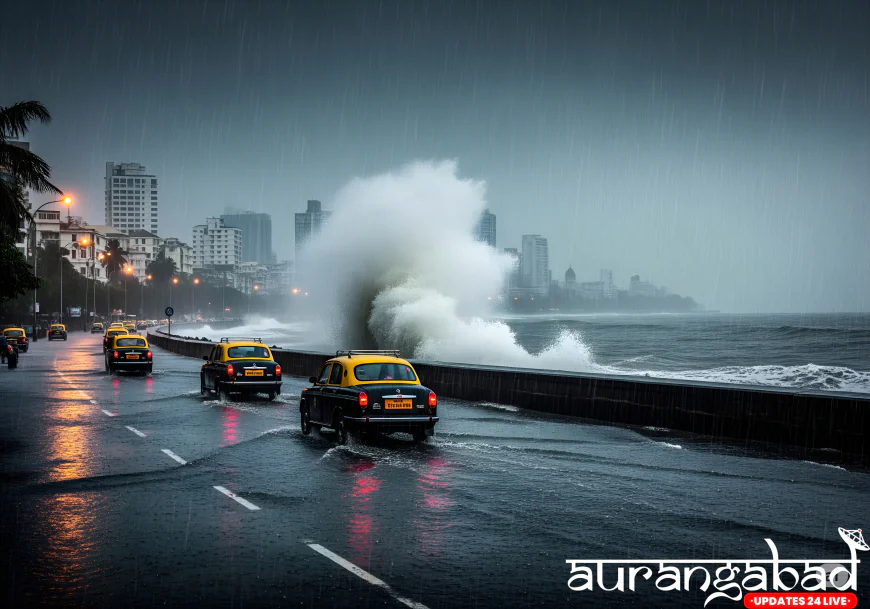 Mumbai on High Alert: Heavy Rain and High Tide Warning Issued for the City