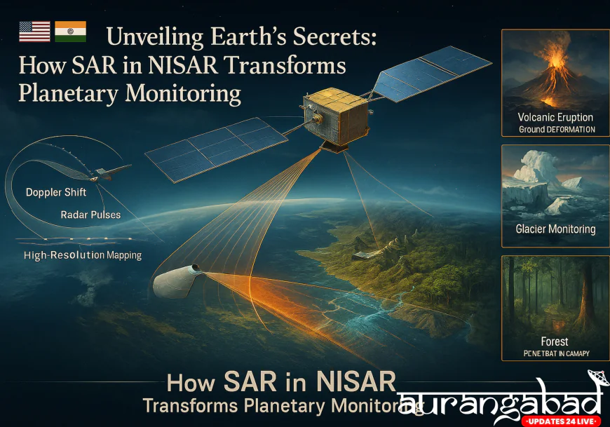 Explainer: How Synthetic Aperture Radar (SAR) Powers NISAR's Earth Monitoring
