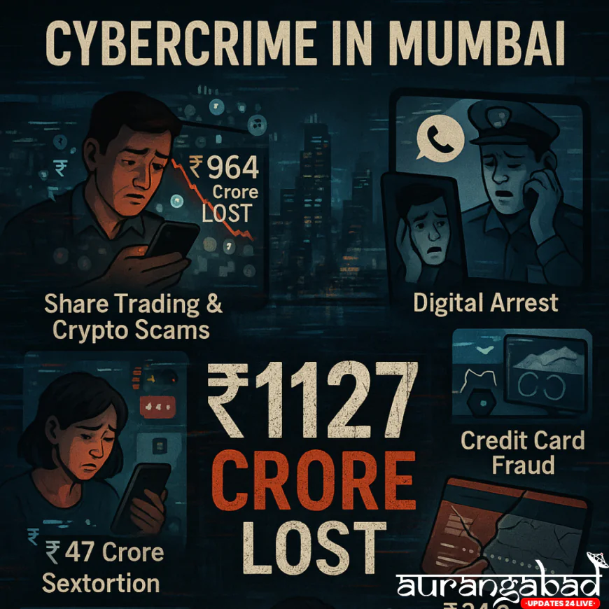 मुंबई में साइबर अपराध का कहर: 15 महीनों में 1127 करोड़ रुपये का नुकसान