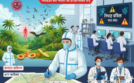 केरल में निपाह वायरस की दस्तक: 2025 में 3 मामले सामने आए, सरकार ने लोकसभा में दी जानकारी- 677 संपर्कों का पता लगाकर निगरानी जारी