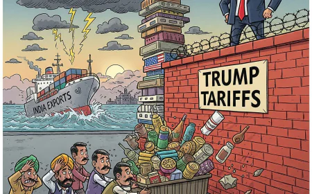 ट्रंप के टैरिफ से भारत को झटका: 66% निर्यात प्रभावित, चीन-वियतनाम को फायदा