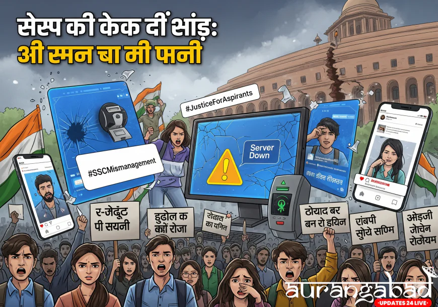 SSC परीक्षा 2025 में तकनीकी खामियां: देशव्यापी छात्रों का विरोध, #SSCMismanagement ट्रेंड में