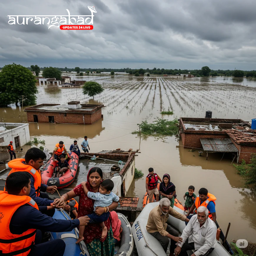मराठवाड़ा में बारिश का कहर: 4 की मौत, 5 लापता