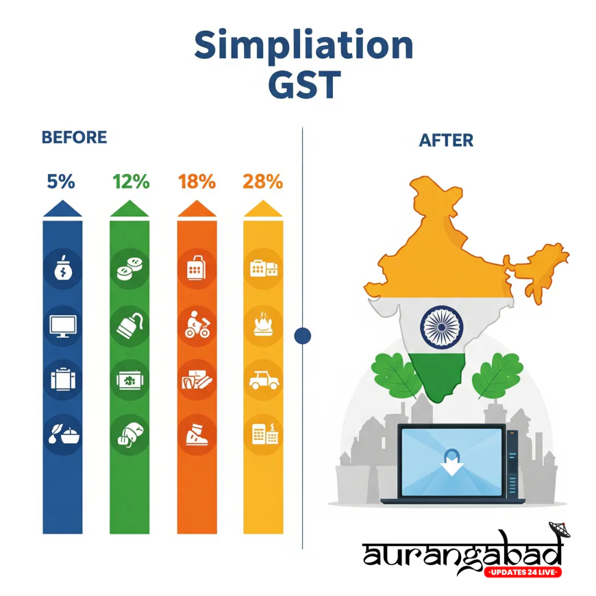 जीएसटी में बड़ा बदलाव: 28% और 12% की दरें होंगी खत्म
