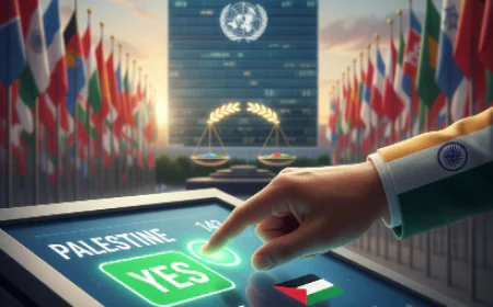 भारत ने UN में फिलीस्तीन का साथ दिया, संप्रभु राष्ट्र के पक्ष में वोट