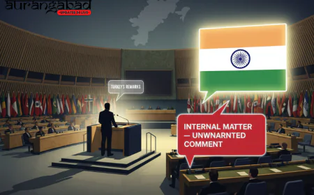 तुर्की के राष्ट्रपति एर्दोगन को भारत का करारा जवाब: UN में कश्मीर पर टिप्पणी 'अवांछित'