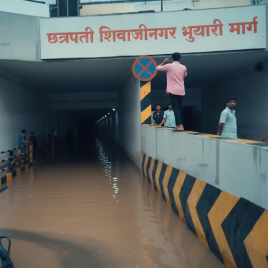 संभाजीनगर अंडरपास पर हादसा: बाइक फिसलने से वरिष्ठ नागरिक की मौत