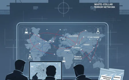 लाल किला धमाका: 'व्हाइट-कॉलर' टेरर मॉड्यूल के 6 डॉक्टर गिरफ्तार