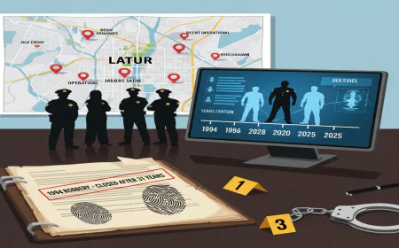 लातूर पुलिस का बड़ा ब्रेकथ्रू: 31 साल से फरार डकैती का आरोपी गिरफ्तार