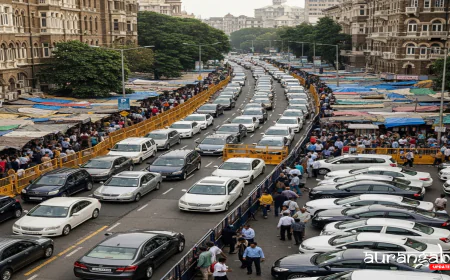 मुंबई: VVIP क्षेत्र कोलाबा में पार्किंग और फेरीवालों का आतंक, नागरिक परेशान