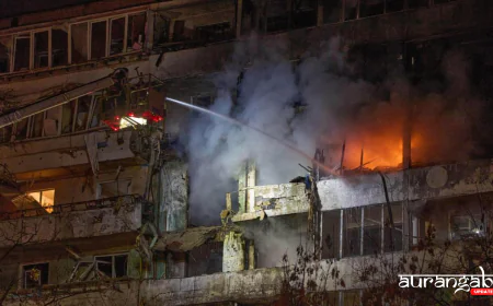 Kyiv Under Siege: Record Drone Attack Amidst Secret US-Russia Peace Talks