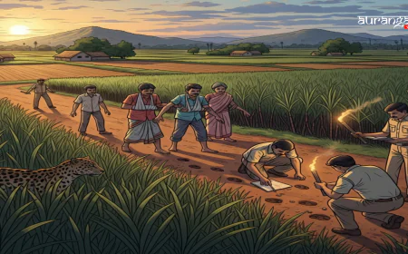 नांदेड: 'बिग कैट' के हमले में 2 घायल, नायगांव में दहशत