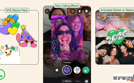 WhatsApp New Year 2026 Update: New Festive Stickers, AR Call Filters, and Confetti Effects Rolled Out