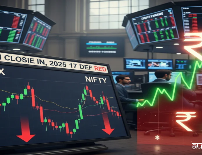 Sensex Nifty Today: शेयर बाजार में सुस्ती, सेंसेक्स 120 अंक टूटा; रुपये की रिकवरी भी नहीं भर पाई जोश