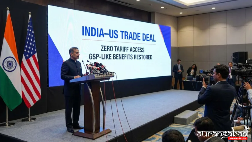 India-US Trade Pact: Piyush Goyal Lists Sectors for Zero-Tariff Exports – Gems, Textiles & Engineering to Boom